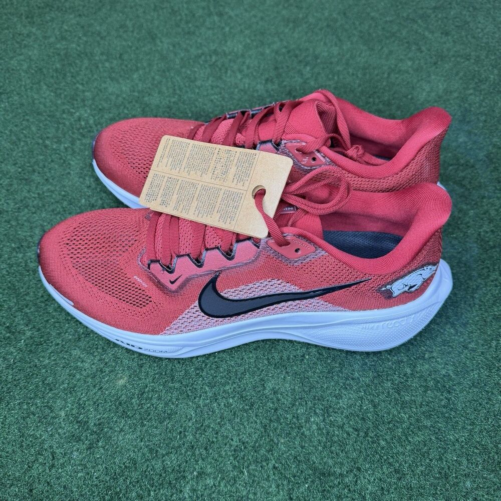Sz 10 Nike Air Zoom Pegasus 41 Arkansas Razorbacks IB3246 600 Men’s - Picture 2 of 11